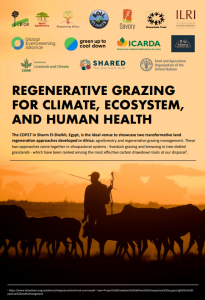 Regenerative grazing for climate, ecosystem, and human health