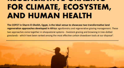 Regenerative grazing for climate, ecosystem, and human health